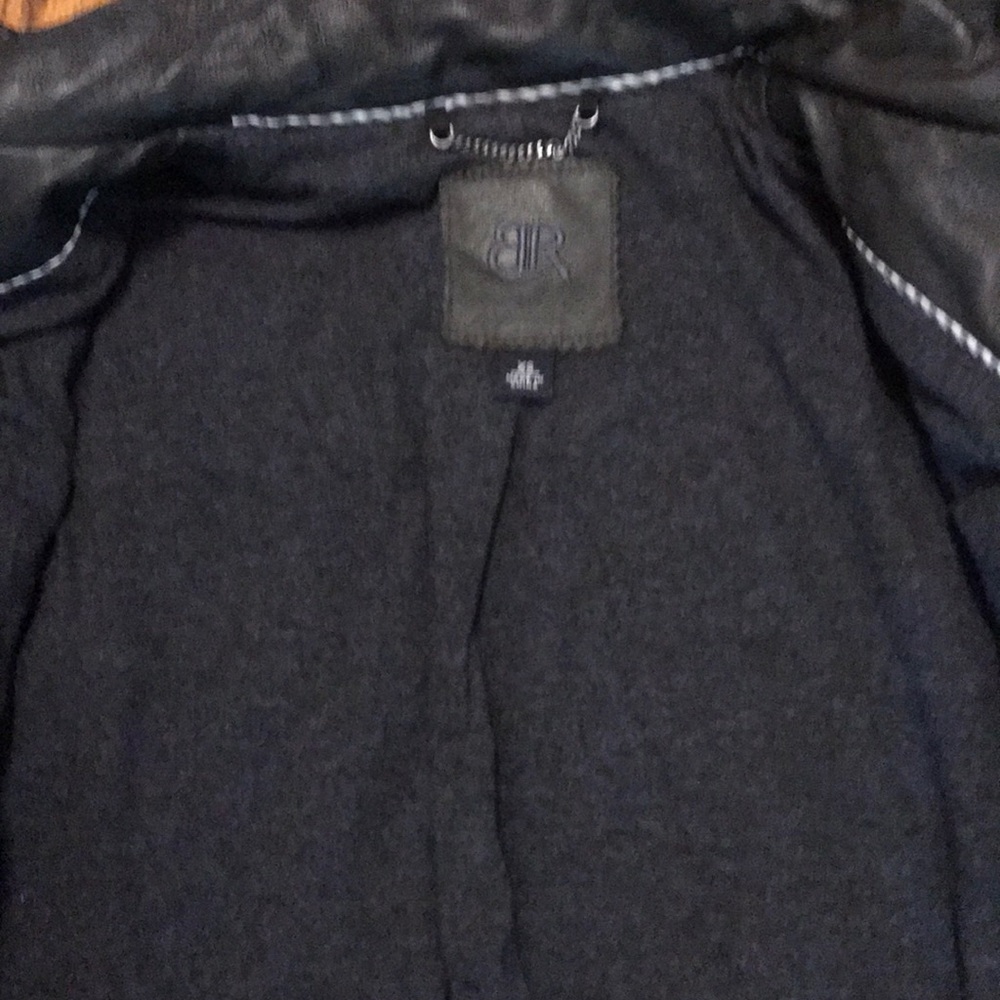 EUC black soft leather jacket - Picture 6 of 8